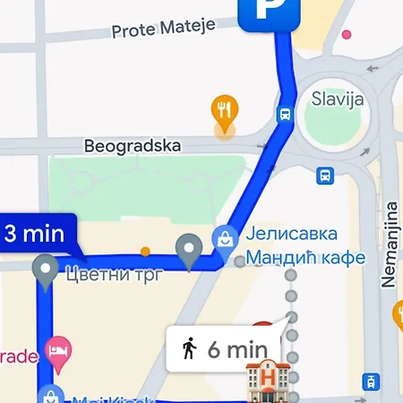 Manjez Centar Hotell Belgrad